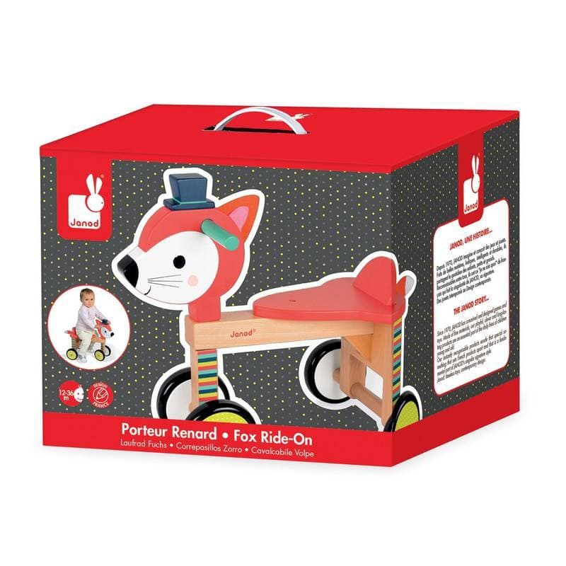 Porteur Renard, jouets d'eveil janod 2022 — vue 2 sur 3