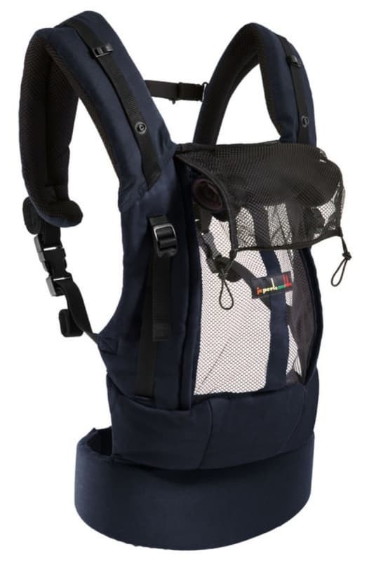 Porte-bebe Physiocarrier, portage love radius par jpmbb noir poche iris per — vue 5 sur 5