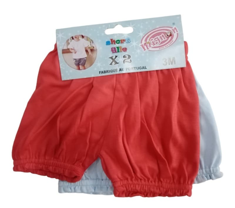 Short Bebe Fillle X2 — vue 9 sur 9