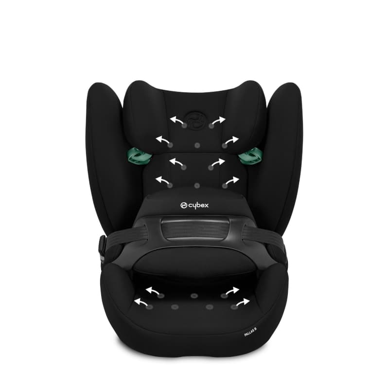 Siege-auto Pallas B I-size, pure black gr 1/2/3 silver cybex 07-24 — vue 3 sur 5