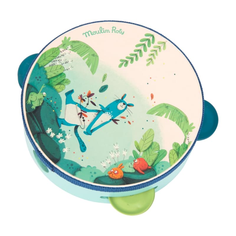 Tambourin Bleu Dans la Jungle (emb/6), dans la jungle 2021 — vue 2 sur 3