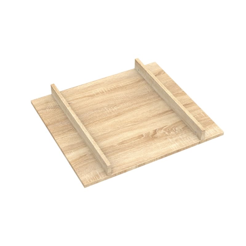 Dispositif a Langer Charlie 15kg Dessus Integral, charlie creme meuble chêne doré — vue 1 sur 4