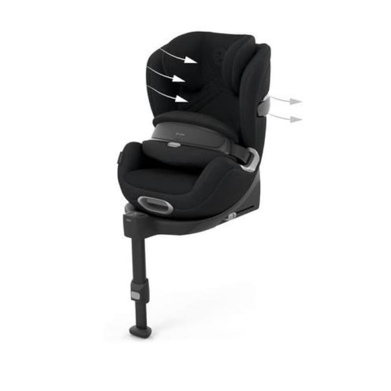Siege-auto Anoris T2 I-size Plus, sepia black gr 1/2 platinum cybex 07-24 — vue 3 sur 3