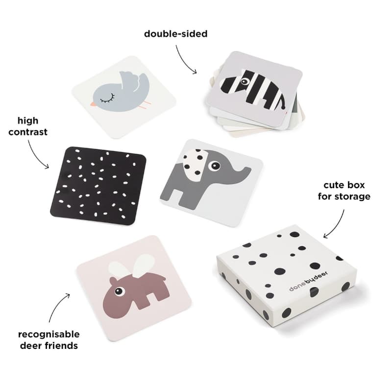 Cartes aux Motifs Contrastes Elphee X10, multicolore done by deer p24 — vue 5 sur 5