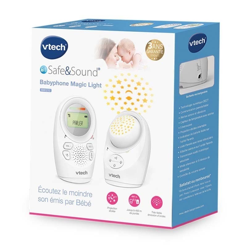 Bm1212 - Babyphone Magic Light, vtech baby blanc per — vue 5 sur 5