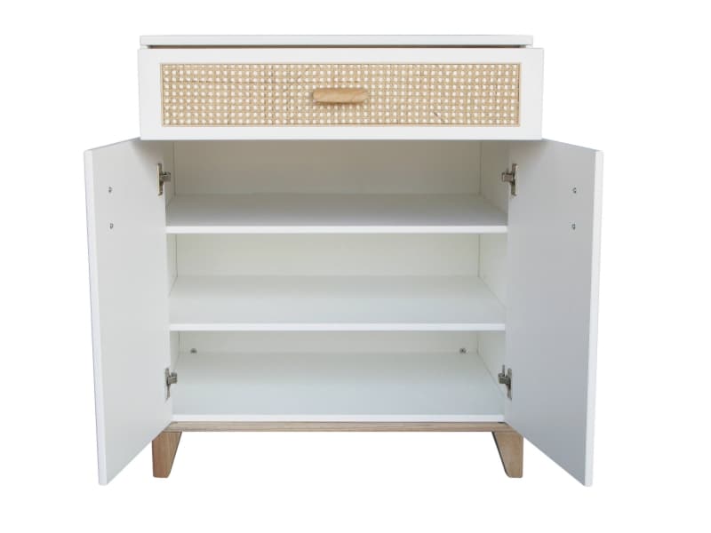 Nami Petite Commode Cannage Rotin Neige, théo 750 x 520 x 900 — vue 5 sur 5