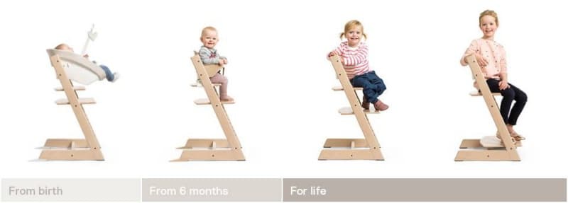 Tripp Trapp Chair Storm Grey, stokke storm grey