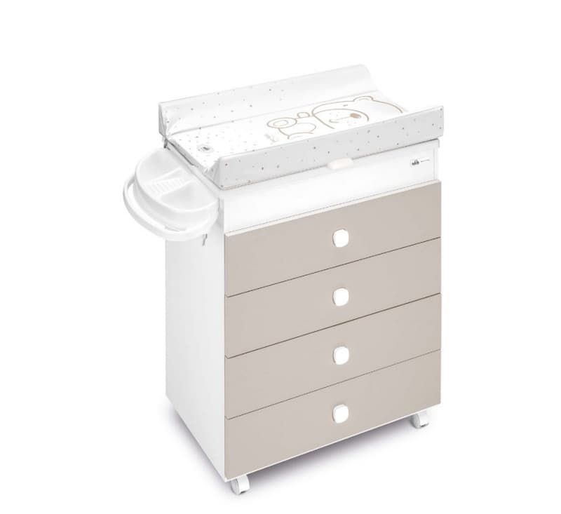 Commode a Langer Asia Bois, 2022 teddy beige l 93 x l 47 x h 100,5 cm