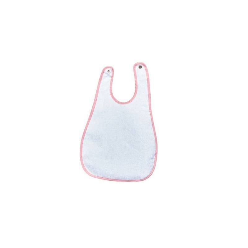 Bavoir Plastifie Rose Oiseau Miss Fleur de Lune, sauthon — vue 1 sur 2