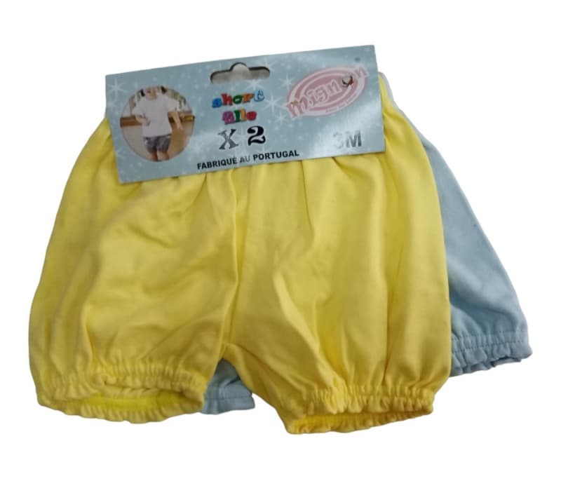 Short Bebe Fillle X2 — vue 4 sur 9