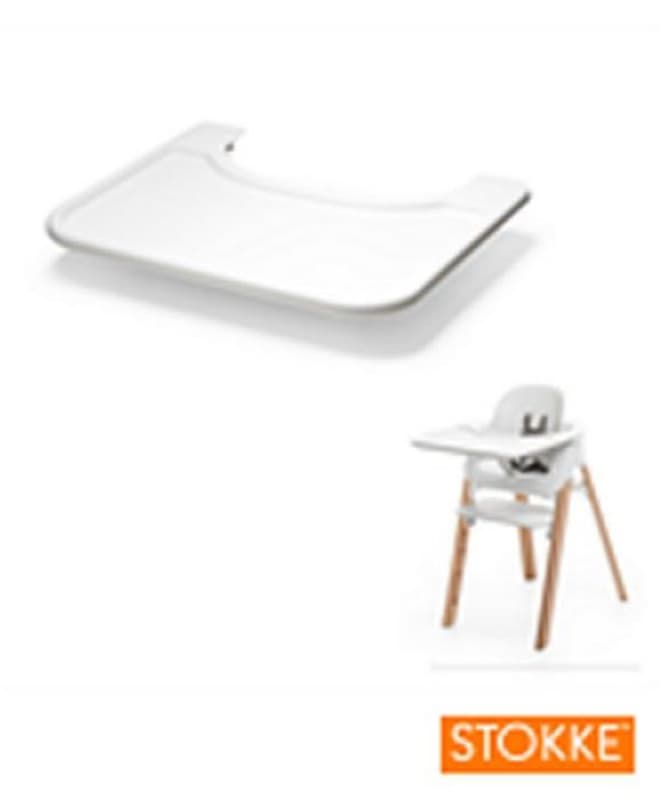 Steps Babyset Tray White, stokke white