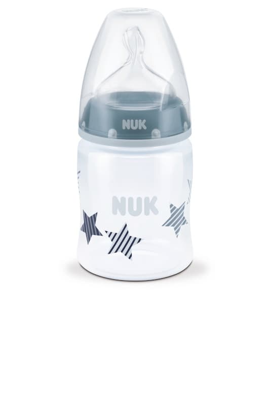 Biberon Fc+ 150ml Silicone 0-6m M Garcon - a Ecoulement des Stocks, biberons et accessoires nuk bleu 0-6 mois per