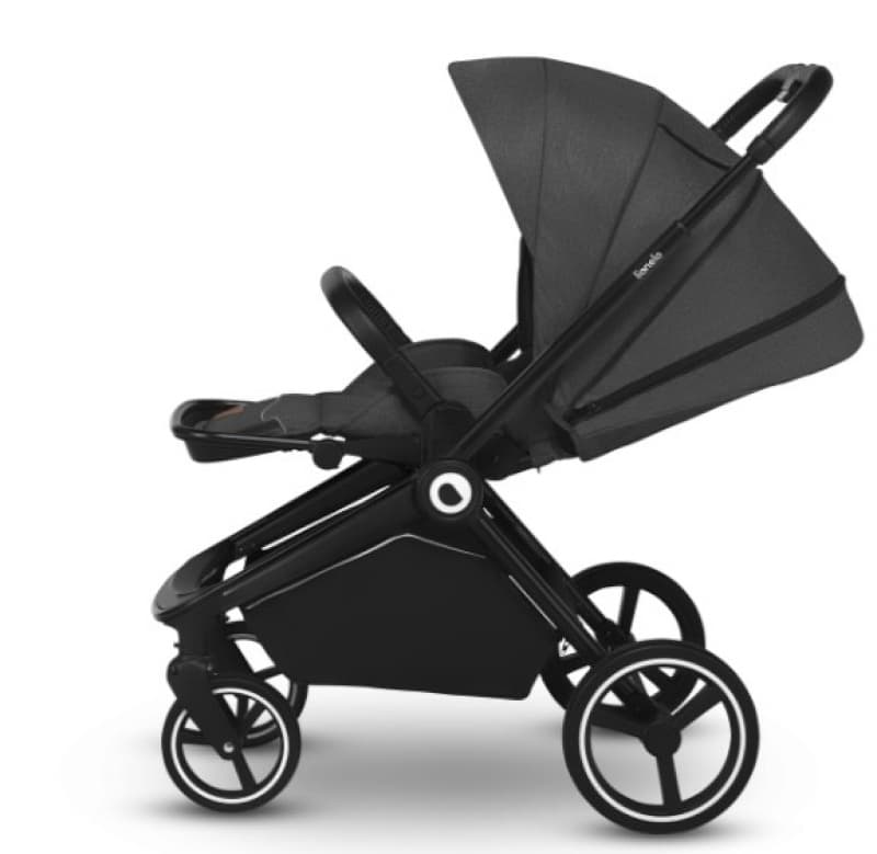Poussette Mika 2en1, lionelo graphite — vue 3 sur 4