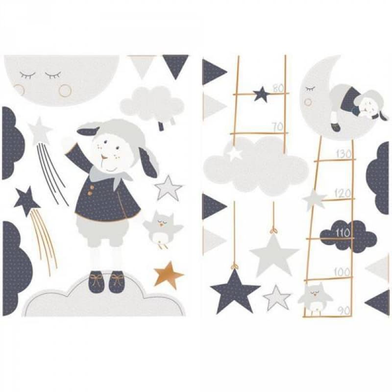 Stickers Muraux Merlin, merlin sauthon baby deco bleu/blanc 70 x 50 cm per — vue 4 sur 4