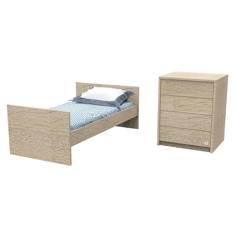 Lit Combine Evolutif 120x60 Version Bois Version Bois Antonin, antonin meuble — vue 4 sur 5