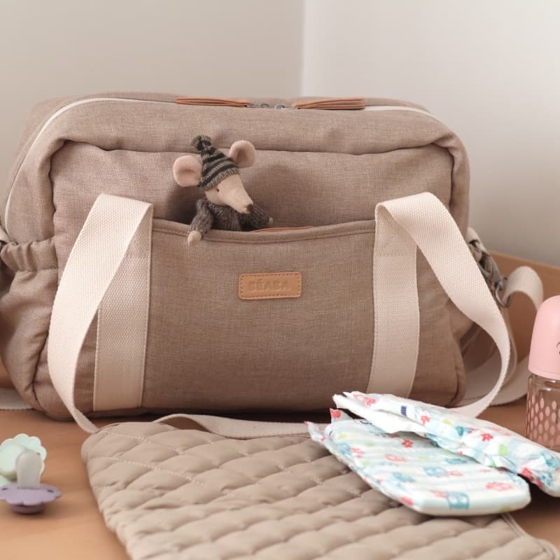 Sac Paris Eco Terre d'Argile, gazelle chine beaba 25/01 — vue 5 sur 5