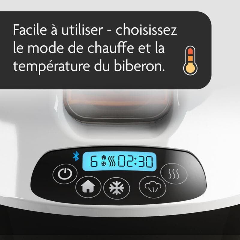 Safe + Smart Bottle Warmer, blanc babybrezza baby brezza — vue 4 sur 5