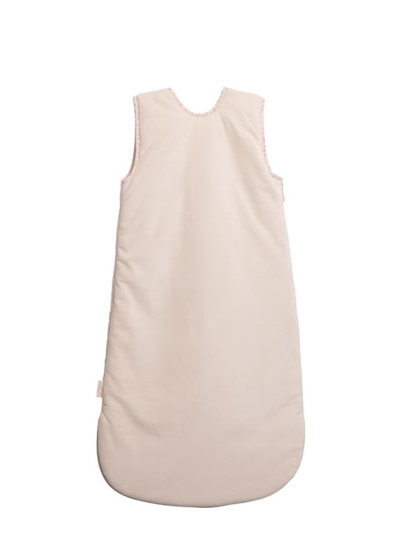 Sac de Couchage 90 Cm, lilou & perlin textile creme et rose pale h-18