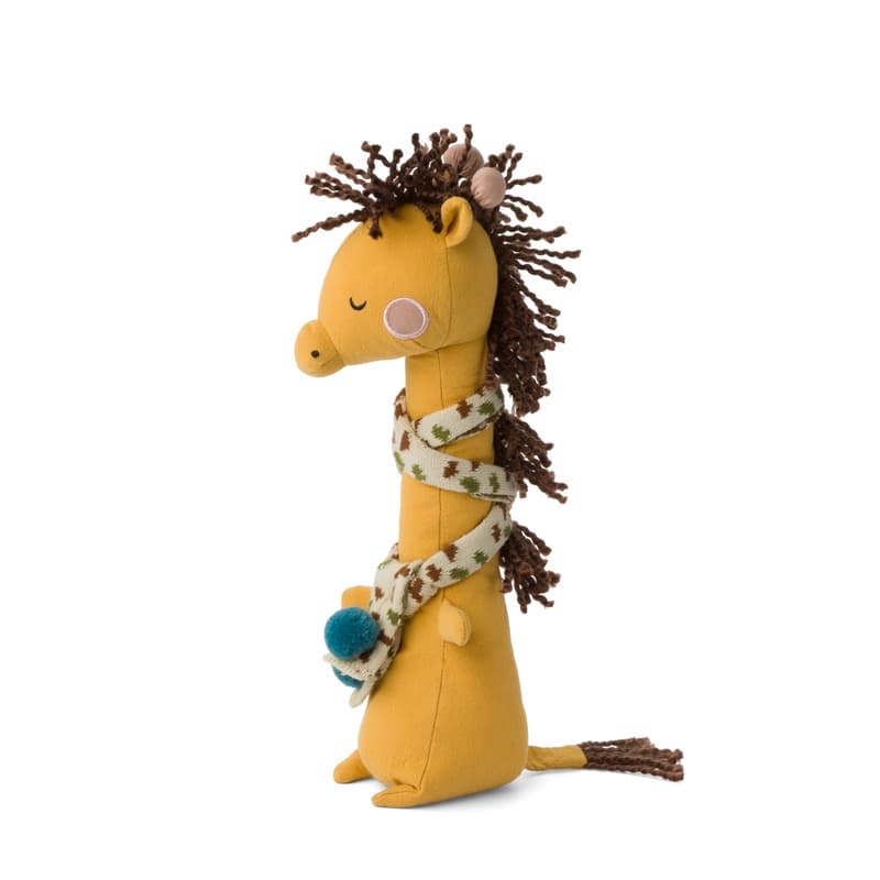 Girafe Danny avec Echarpe 30 Cm, multicolore per — vue 1 sur 2