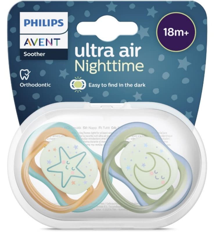 Lot 2 Sucettes Ultra Air Nuit 18m+ — vue 2 sur 2
