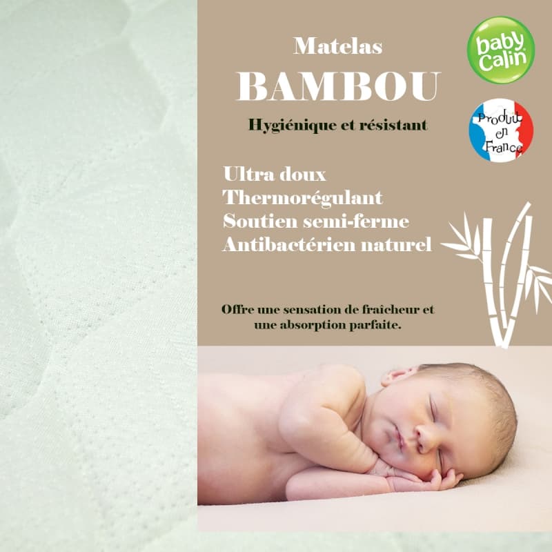 Matelas Bambou 24kg/m3 (1), bambou babycalin blanc 60x1201x0 2021