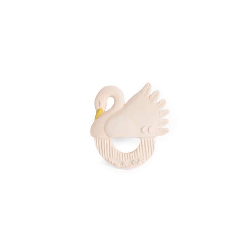 Hochet Anneau de Dentition Caoutchouc Cygne la Petite Ecole de Danse (emb/3), moulin roty — vue 3 sur 5