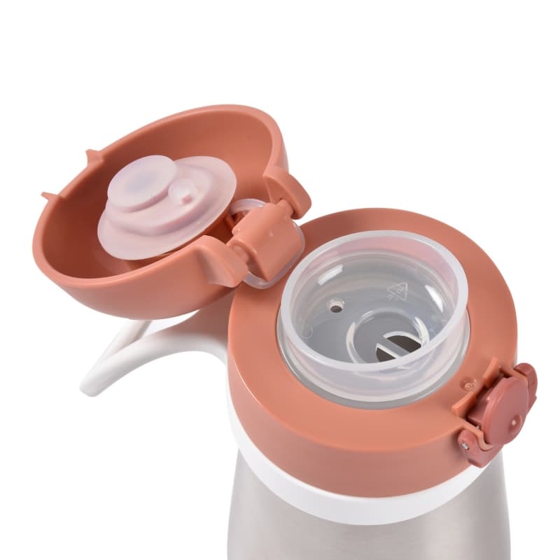 Gourde Inox 350 Ml + Anse -, terracotta — vue 3 sur 3