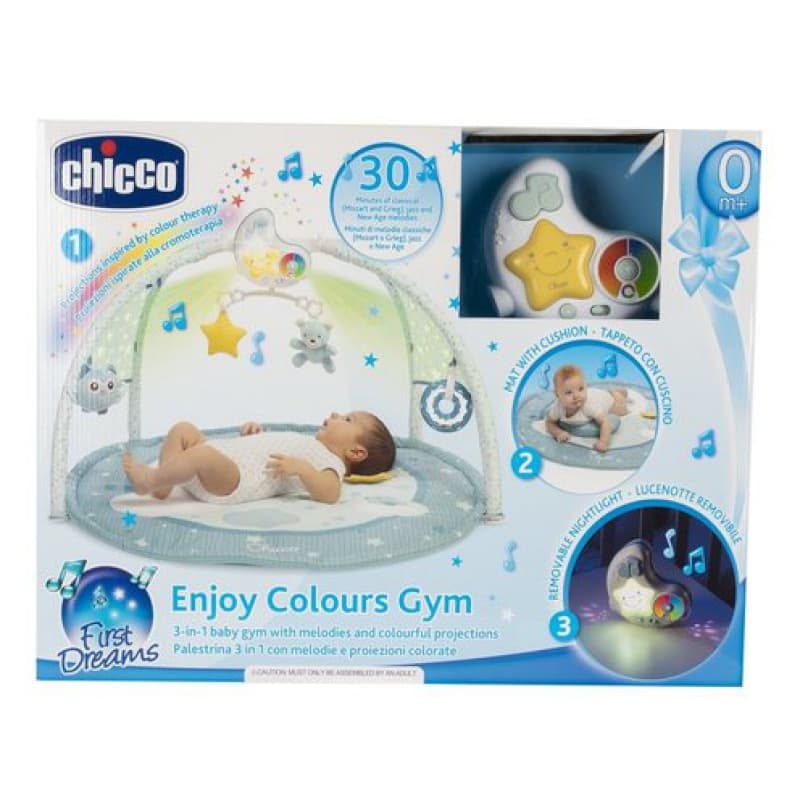 Tapis d'Eveil Colors Gym Bleu, chicco bleu chicco bleu — vue 3 sur 4