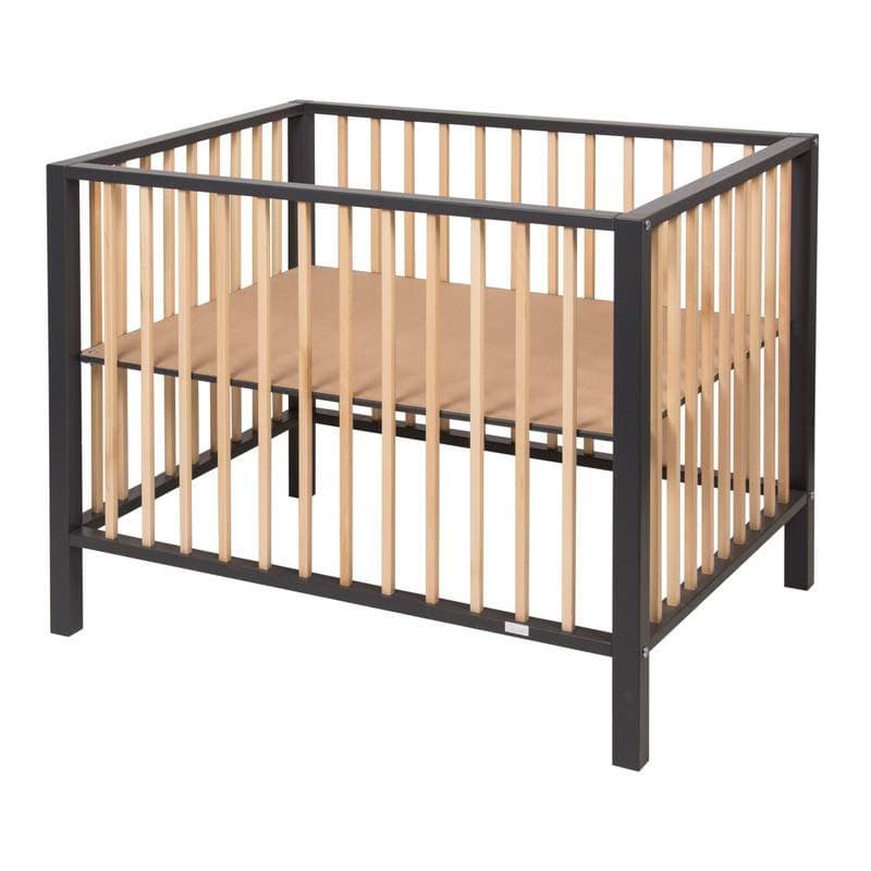 Parc Nordic Moon Shadow Naturel, nordic quax gris fonçé/bois 98x78x80h — vue 1 sur 4