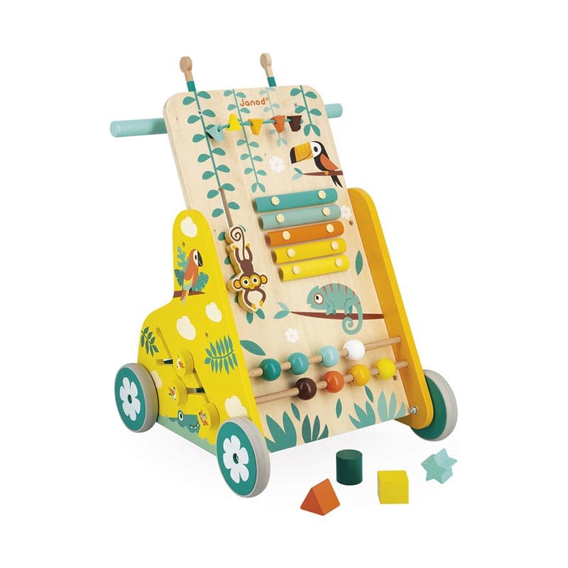 Chariot Multi-activites, jouets d'eveil janod 2022