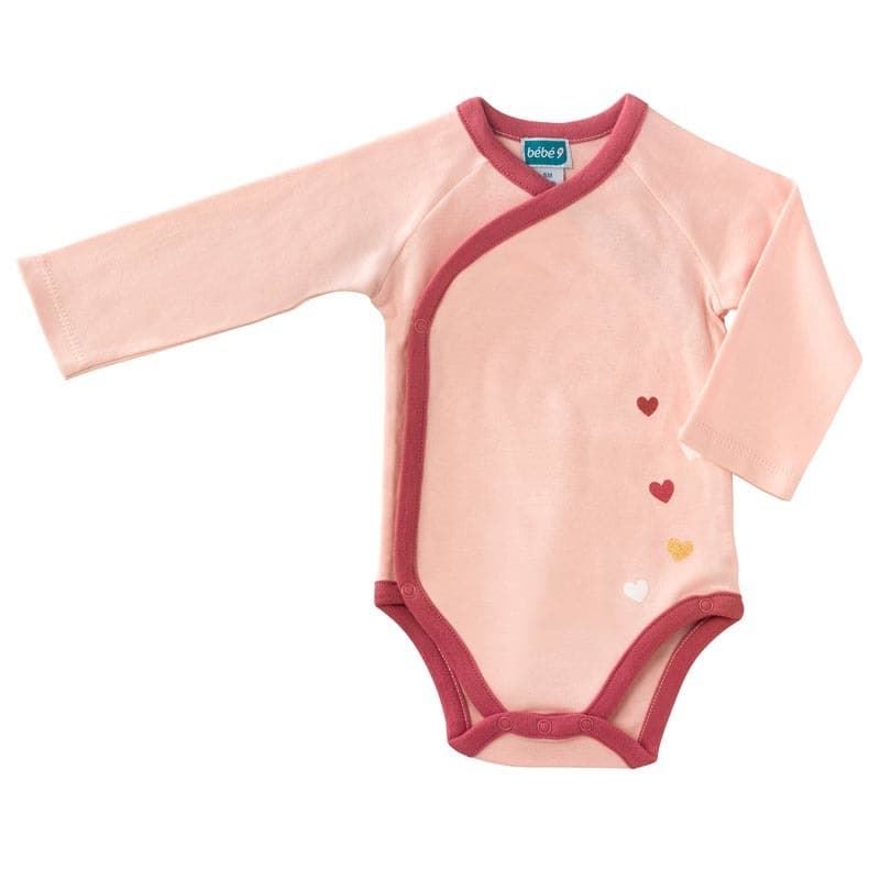 Lot de 2 Bodies 6 Mois Gaia Rose, gaia bebe9 creation rose 6m h-21 — vue 3 sur 3