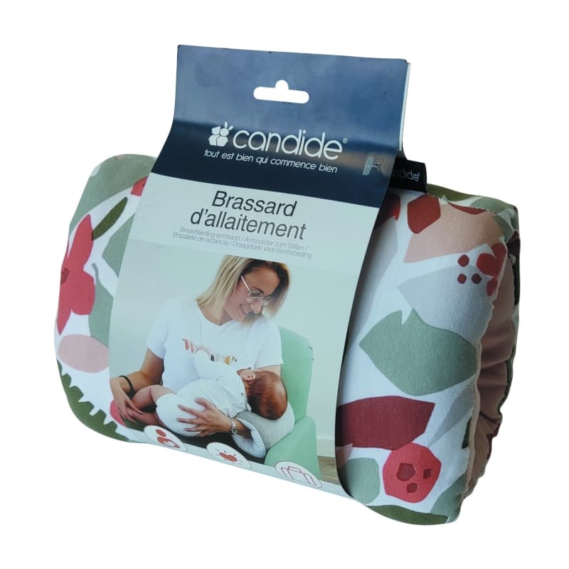 Brassard d'Allaitement Jersey, rose nude/floral — vue 4 sur 4