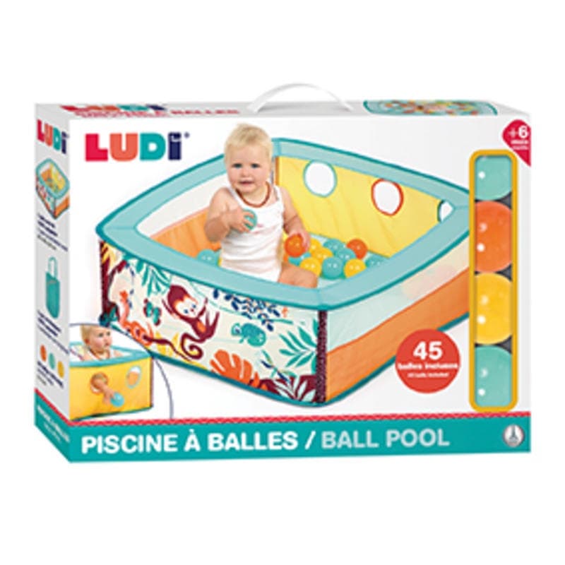 Piscine a Balle Carree Jungle, multicolore ludi — vue 2 sur 5