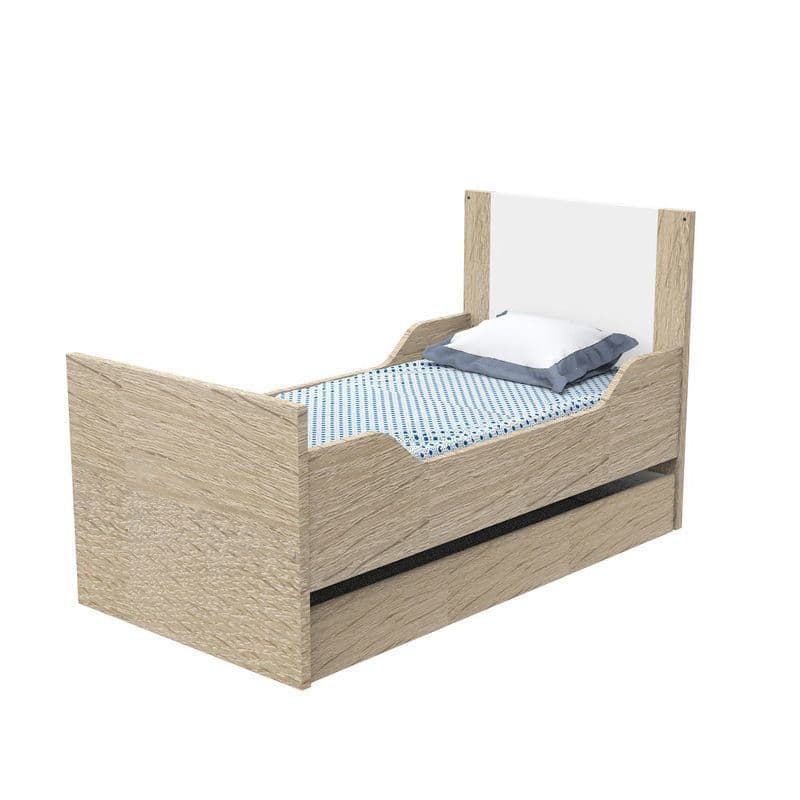 Little Big Bed 140 X 70 Blanc Bois Antonin, antonin meuble — vue 4 sur 5