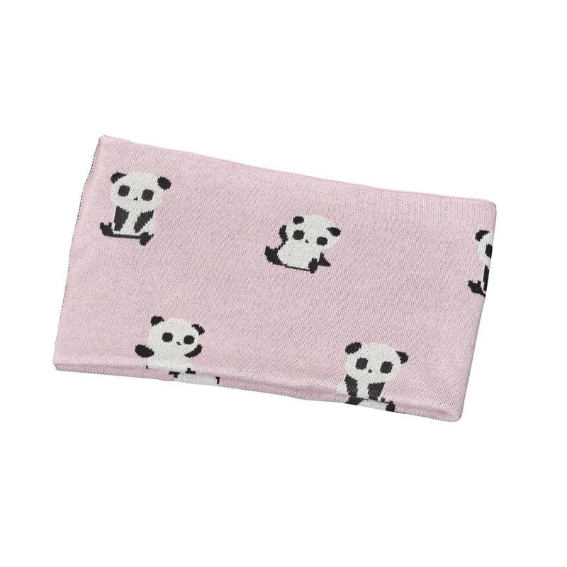 Couverture Maille Rose 80x100cm Chao Chao, chao chao sauthon baby deco vieux rose - ecru - no — vue 1 sur 2
