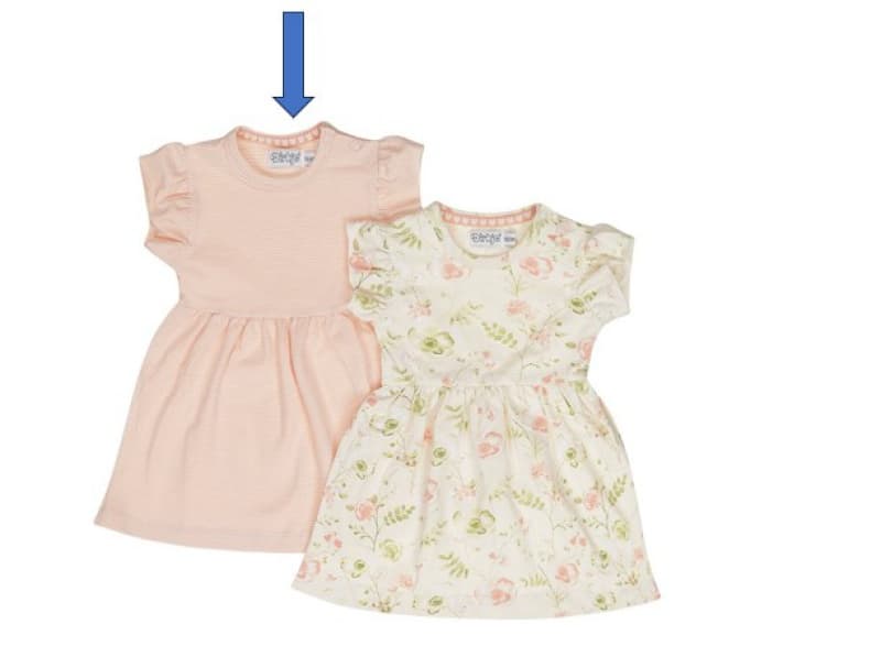 Robe Rose Rayures 9m