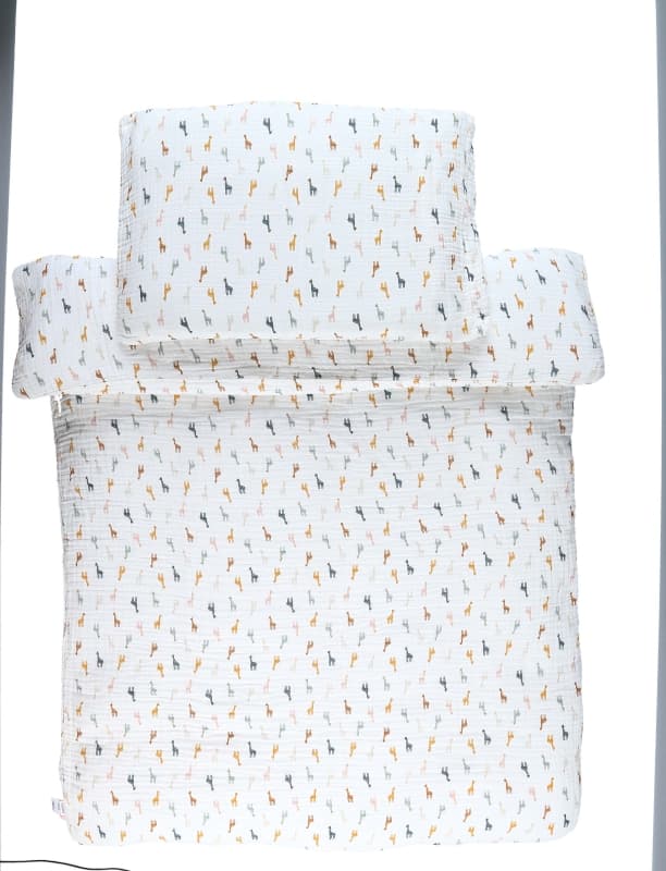 M&m21 Housse de Couette 100x140 Girafes Bio, amtoys multico — vue 1 sur 4
