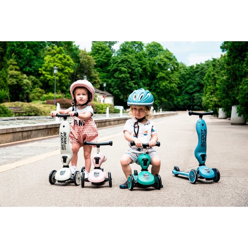 Sr-trottinette 2-1 Highwaykick 1 - Bleu Acier, scoot & ride — vue 3 sur 5