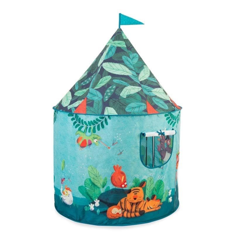 Tente de Jeu Dans la Jungle, dans la jungle moulin roty multicolore 0x104x140 a-h-2021 — vue 1 sur 2