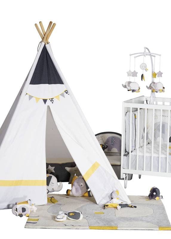 Tipi Babyfan 160x110x110cm, babyfan sauthon baby deco 110 x 110 x 160 ete — vue 3 sur 5