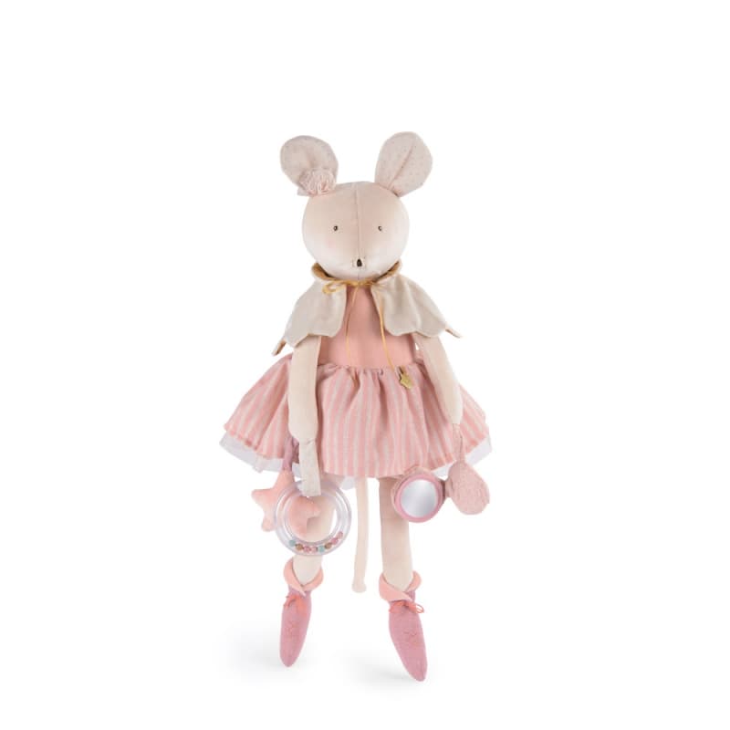 Grande Souris d'Activites la Petite Ecole de Danse, la petite école de danse moulin roty rose/crème 0x0x57 p-e-a-h 2024 — vue 3 sur 5