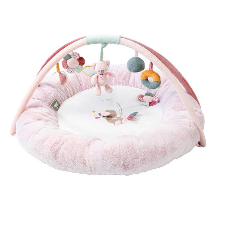 Tapis Pouf avec Arches Iris et Lali, iris&lali nattou rose 90cm per — vue 1 sur 2