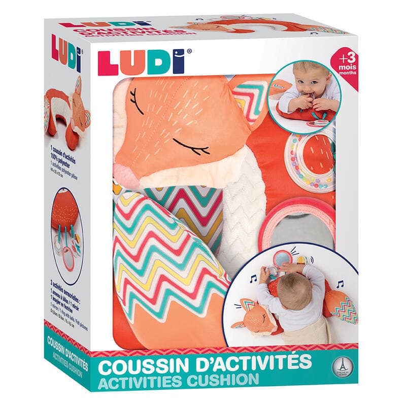 Coussin d'Activite Renard, multicolore ludi — vue 2 sur 5