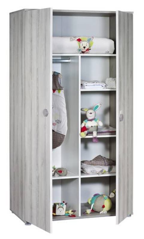 Armoire 2 Portes Forest, forest sauthon selection frene cendre per — vue 4 sur 4