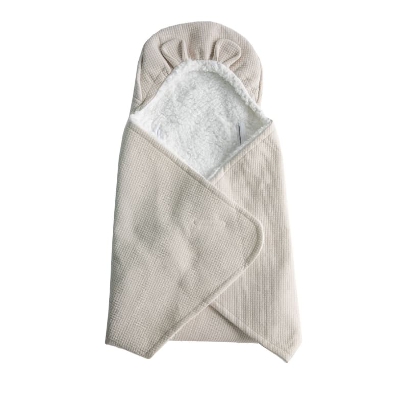 Couverture Nomade Fluffy Galet, galet domiva 120x120cm — vue 1 sur 2