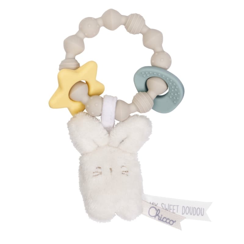 Hochet Anneau Souple Lapin, chicco — vue 1 sur 4