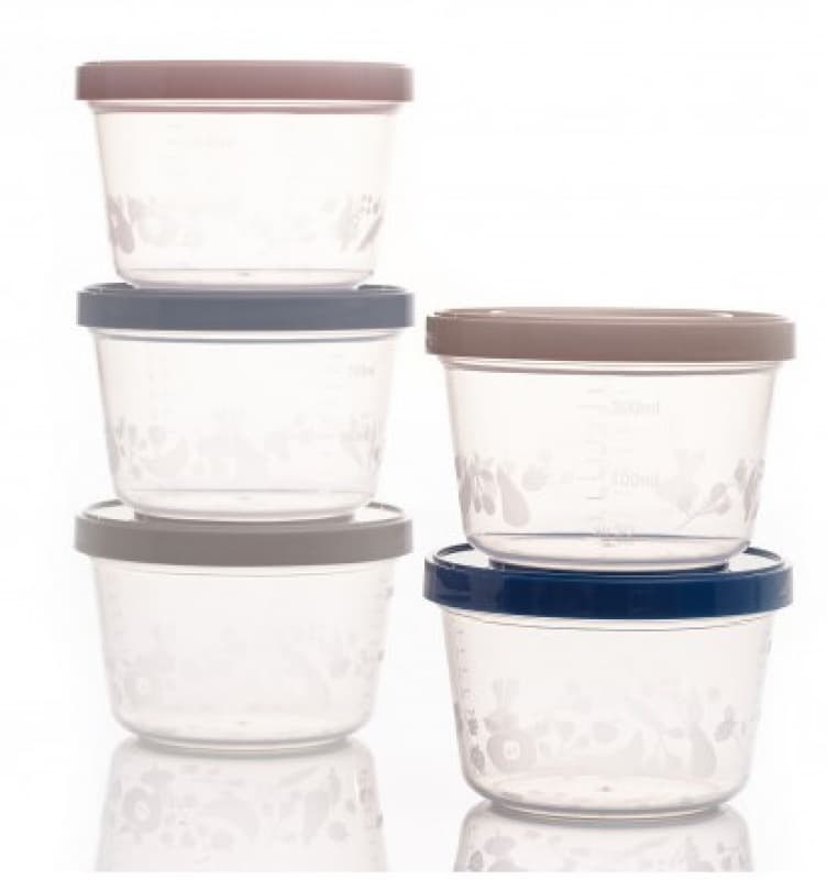 Lot de 5 Boites de Conservation de 250 Ml — vue 2 sur 2