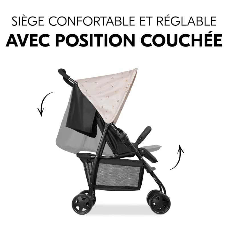 Pousette Sport Pooh Rainbow Beige — vue 5 sur 5