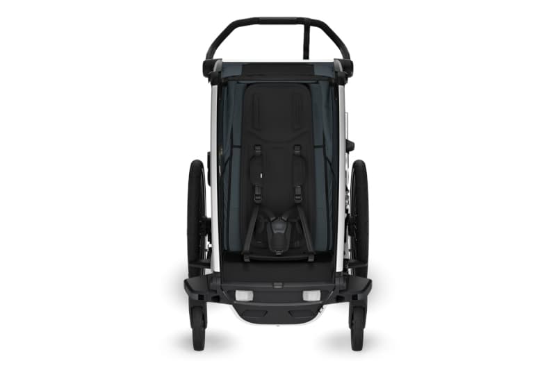 Chariot Cross 1 G3, slate active with kids thule — vue 3 sur 5