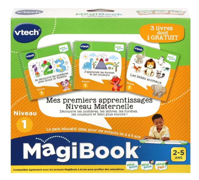 Magibook - Mes 1ers Apprentissages Niveau Maternelle, vtech — vue 2 sur 2